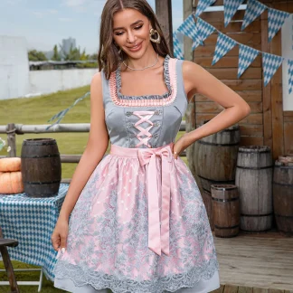 pink dirndl dress StyledBlush on LTK